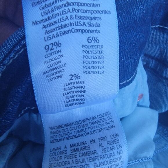 Mother Denim The Looker Ankle Fray Skinny Jeans Growing Pains wmns sz 26 - Picture 6 of 6